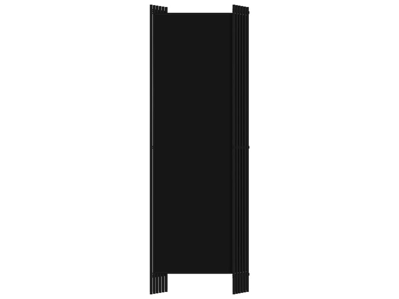 Paravent | cloison de séparation 6 panneaux noir 300x180 cm  - Conforama D