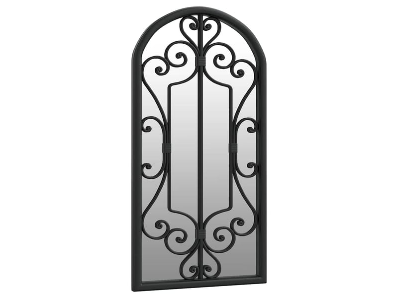  Miroir, miroir décoratif noir 70x30 cm fer pour utilisation à l'intérieur cf62901  - Conforama C