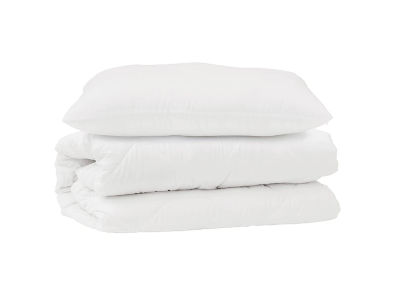  Ensemble de duvet avec oreiller 2 pièces - couette blanc microfibre  - Conforama A
