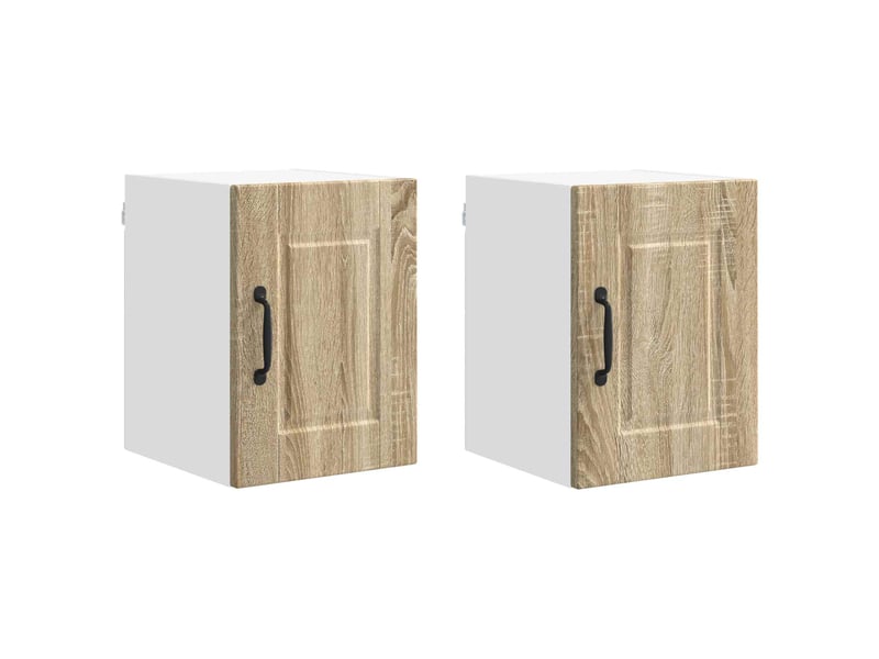  Meuble mural de cuisine | armoire de cuisine 2 pcs chêne sonoma bois d'ingénierie shl6785  - Conforama A