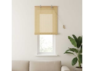 Store enrouleur, store à rouleau naturel 50 x 160 cm bambou cf45379