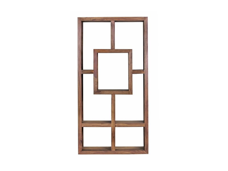  Bibliothèque 90x35x178 cm en sheesham massif - madurai  - Conforama C