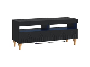 Meuble tv coloris noir 1 cm