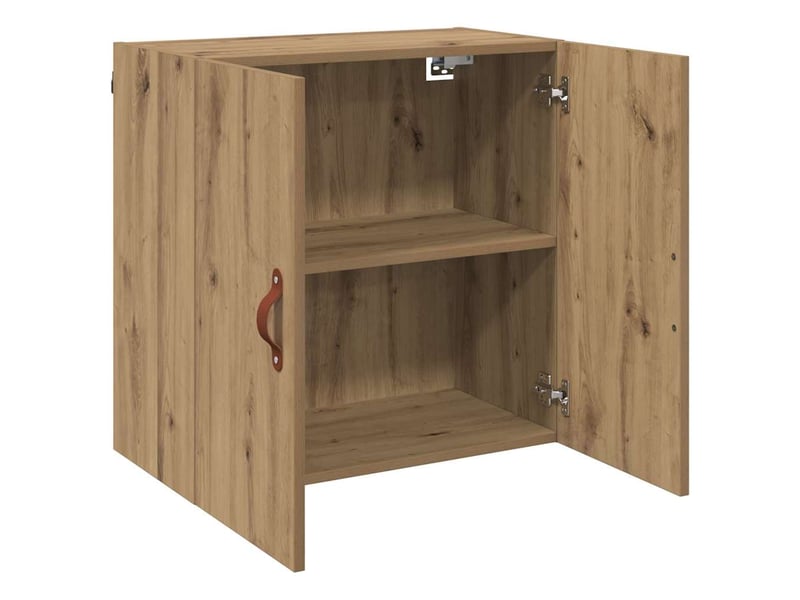  Meuble mural, meuble de rangement salon 60 x 31 x 60 cm bois d'ingénierie chêne artisanal  - Conforama E