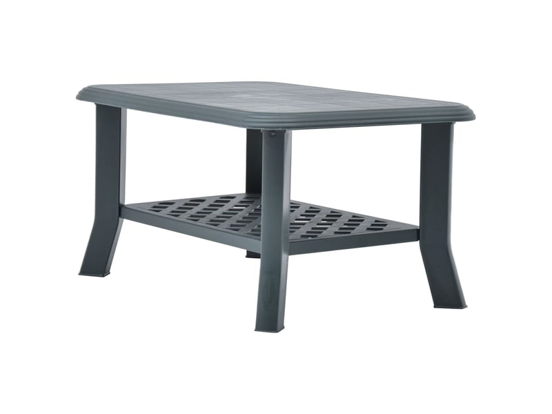  Table basse | table de salon vert 90x60x46 cm plastique  - Conforama D