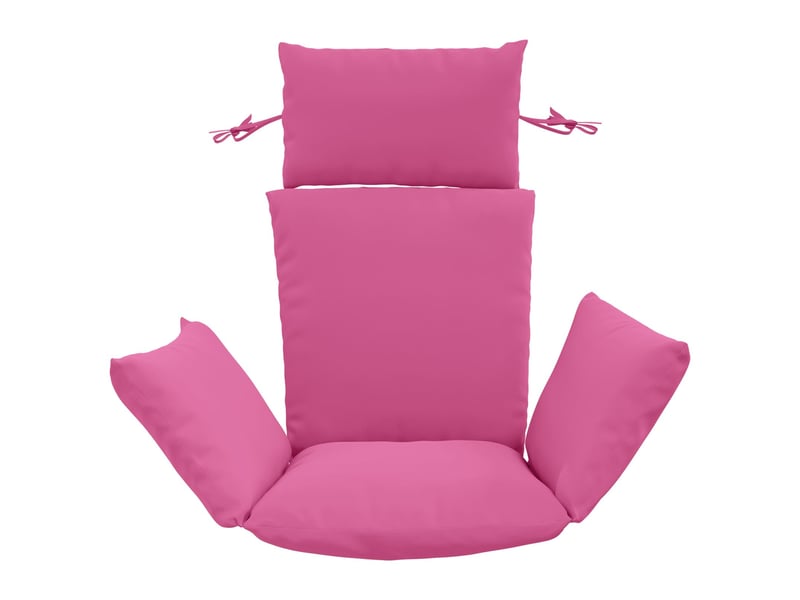  Coussin pour balançoire de chaise d'œuf, coussin d'intérieur et d'extérieur adirondack putten 100 % polyester rose 60 x 145 x 10 cm cf50074  - Conforama C