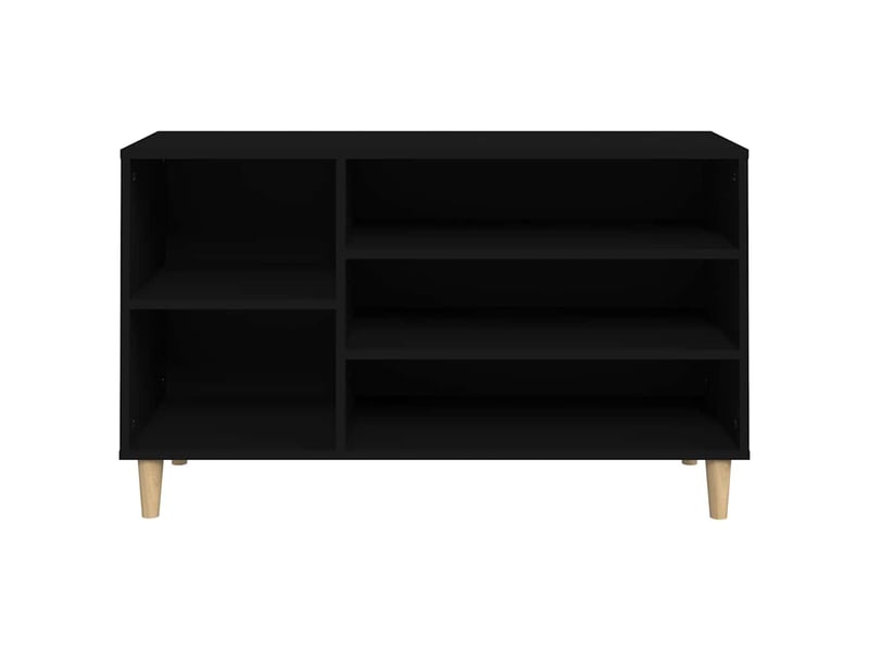  Meuble à chaussure, armoire à chaussures noir 102x36x60 cm bois d'ingénierie shl5874  - Conforama E