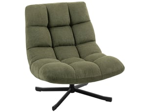 Fauteuil fixe pivotant PANGIVO Tissu vert