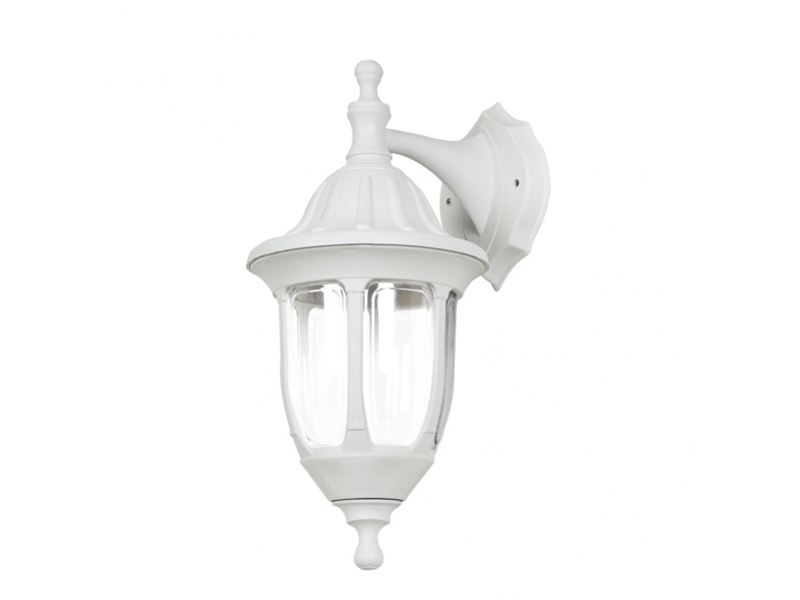  Applique extérieure classique fabrilamp angélica blanc, 1 x e27, ip44, 36,2 x 16,6 x 20,5 cm 125961001 - Conforama E