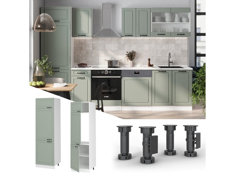 Vicco armoire pour frigo, mint campagneblanc, 60cm - Conforama D