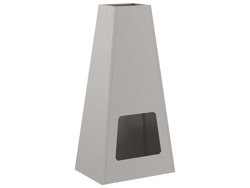 Brasero exterieur, foyer camping rouillé 50x35x100 cm acier patiné - Conforama E