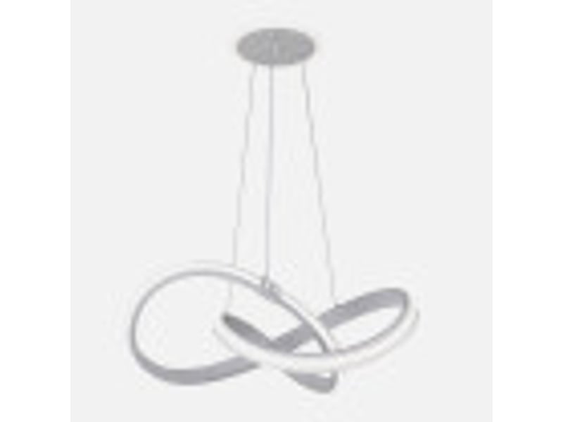  Fabrilamp glow, suspension, moderne, led, 129 w, 10920 lm, 3000-4000-6000 k, blanc, 50-120 x 58 x 58 cm 249892001 - Conforama D