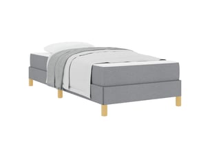 Lit simple 80x200 cm coloris gris