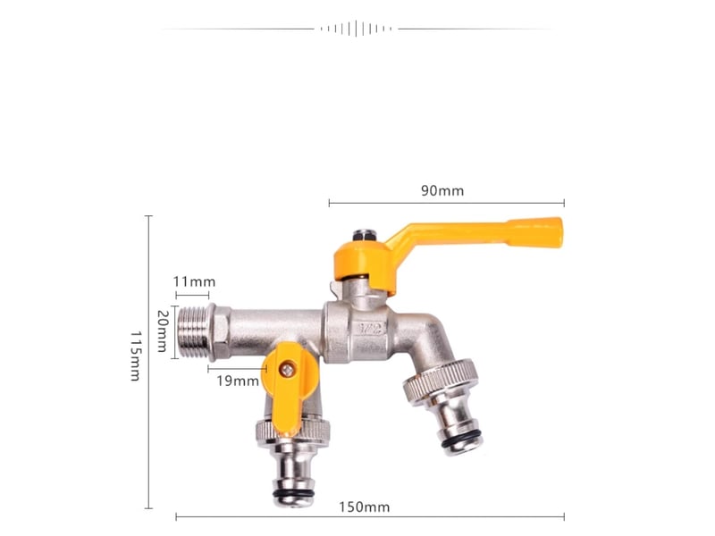  Robinet d'eau en laiton de qualité supérieure – 34  - Conforama B