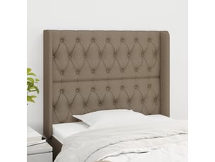 Tete de lit A poser largeur 93 cm taupe