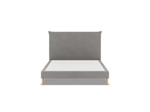 Lit 2 places 140x190 cm <strong>SLOME</strong> <strong></strong> coloris gris