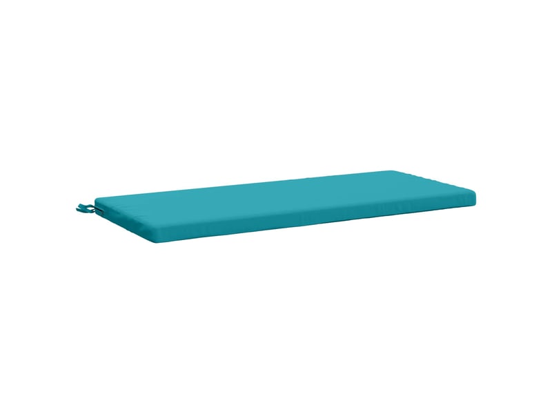 Coussin de banc, coussin d'assise, coussin de canapé soest 100 % polyester turquoise 110 x 50 x 5 cm cf53630 - Conforama A