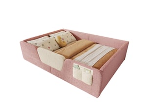 Lit 2 places 140x190 cm <strong>MODENUIT </strong> <strong></strong> coloris rose