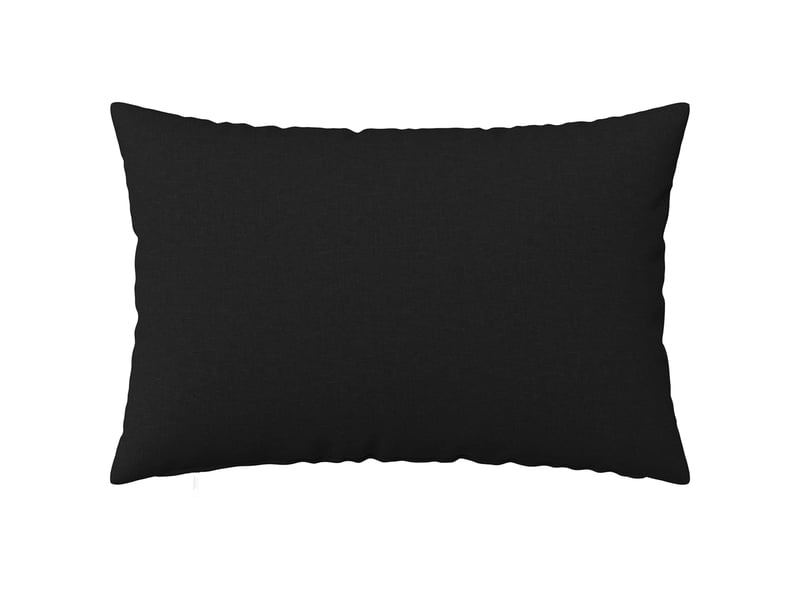  Lot de 6 housses de coussin heerlen noir 40 x 60 cm tissu cf49697  - Conforama A
