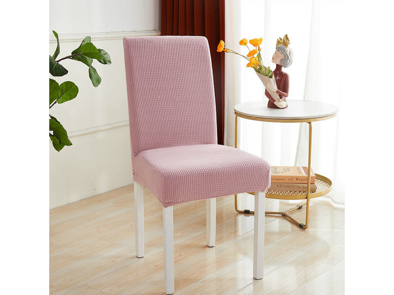  Housse de chaise monobloc en jacquard élastique, en spandex élastique, noire XLH-ZLS-009291ZLS - Conforama D