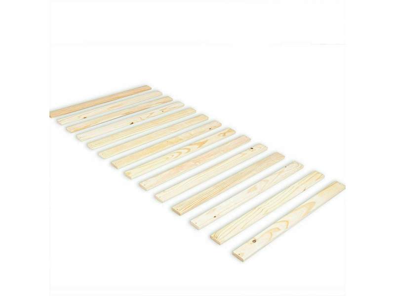 Lit 1 place 90x190 cm lupin noisette Lupin - Conforama E