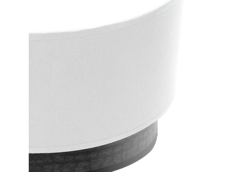  Applique murale fabrilamp tatiana blanc bois noir 1 x e27 17x30x15 cm 189161009 - Conforama C