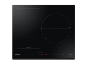 Samsung - table de cuisson induction 60cm 3 feux 7400w noir nz63b6056gk -