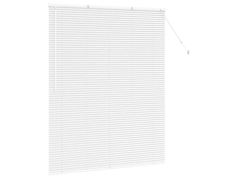 Store vénitien, store de fenêtre blanc 175 x 145 cm 25 mm aluminium cf47761 - Conforama E