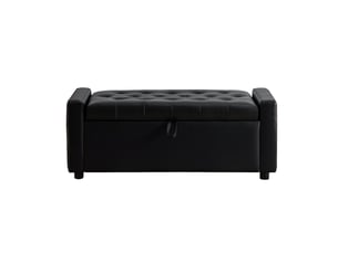 Banquette lit convertible couchage Quotidien <strong></strong> <strong></strong> noir