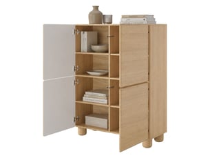 Buffet 4 porte(s) DMORA Hamola - 100 cm coloris marron