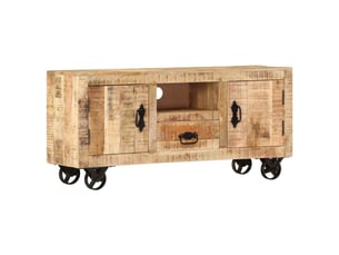 Meuble tv coloris marron 110 cm <strong></strong>  <strong></strong>