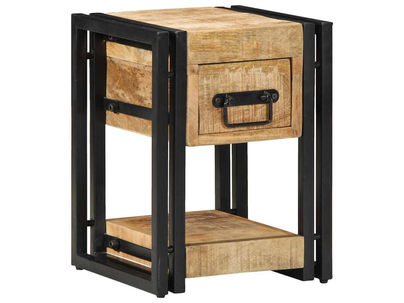  Table de chevet - cabinet de chevet - table de nuit 2 pc marron 30 x 30 x 40 cm  - Conforama B