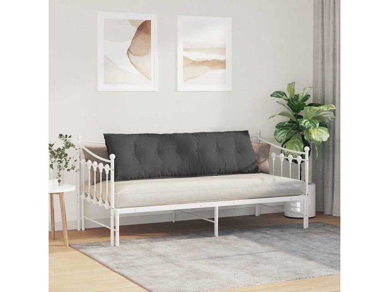  Coussin de dos, coussin de dossier gris foncé 160 x 50 cm tissu en velours côtelé cf54706  - Conforama D