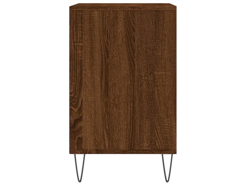  Armoire à chaussures chêne marron 102x36x60cm bois d'ingénierie shl1282  - Conforama E