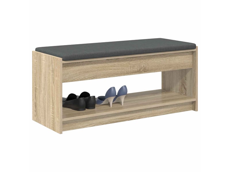  Banc d'entrée, banc interieur chêne sonoma 103x38x45 cm  - Conforama C
