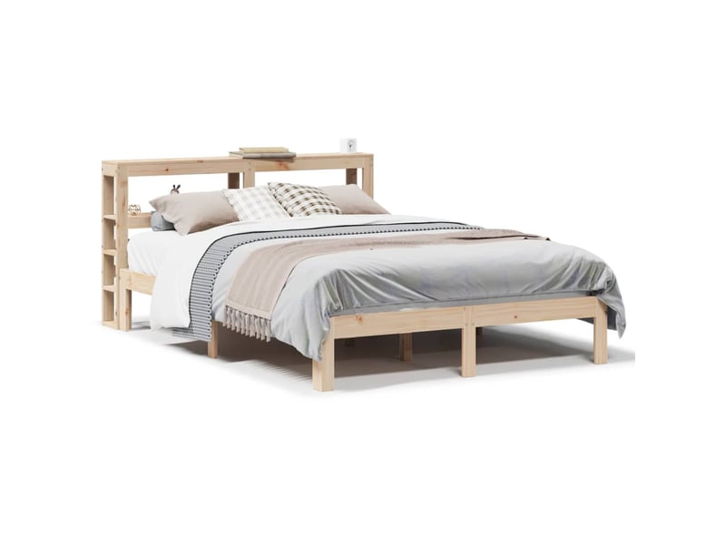  Lit double- lit adulte -  cadre de lit avec tête de lit sans matelas 120x190 cm  - Conforama A