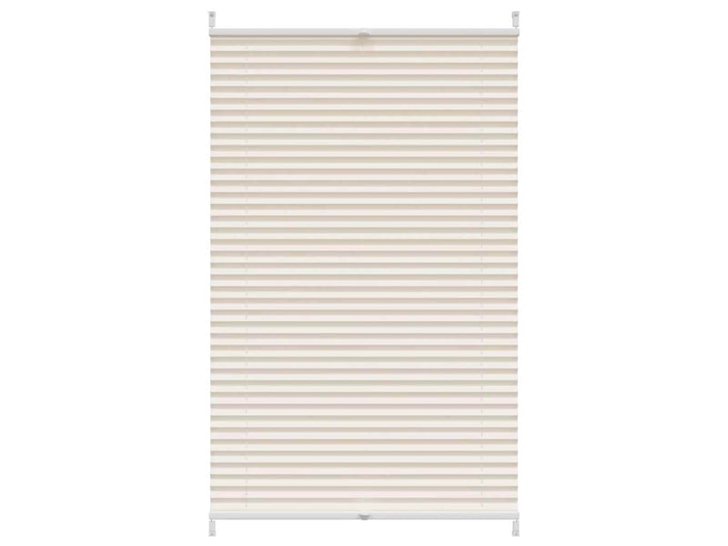 Store plissé, store de fenêtre 70x125 cm crème cf46656  - Conforama A