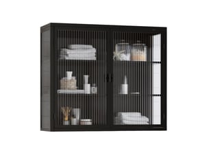 Bibliotheque coloris  noir 3 étagère(s) TCQPZ  - 23 cm x 60 cm