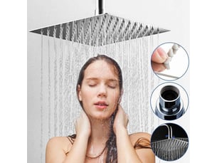 Pomme de douche pommes de douche & douches douche pluie douche forêt tropicale pomme de douche économie d'eau 20cm