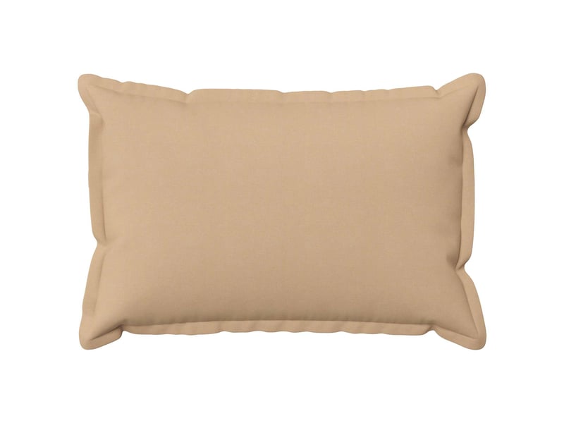 Lot de 6 housses de coussin houten crème 50 x 80 cm lin synthétique cf49970  - Conforama A