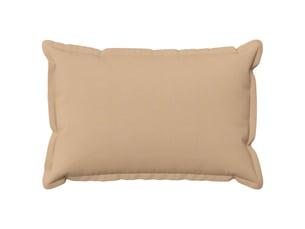 Lot de 6 housses de coussin houten crème 50 x 80 cm lin synthétique cf49970