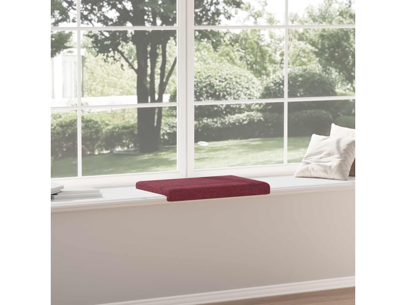  Coussin de banc, coussin d'assise, coussin de canapé tissu bordeaux profondeur 35 cm cf53779  - Conforama D