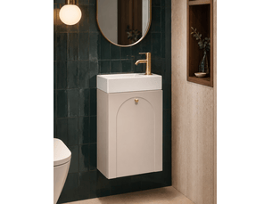 Meuble lave-mains suspendu aura 40 cm cachemire mat g