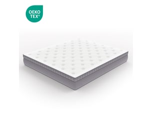 Matelas 180x200 cm MODFU   Ressorts ensachés + mousse soutien Medium épaisseur 25 cm