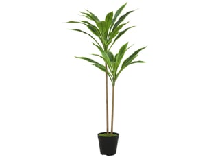 Cordilinéa artificielle, 29 feuilles, branches flexibles, verte