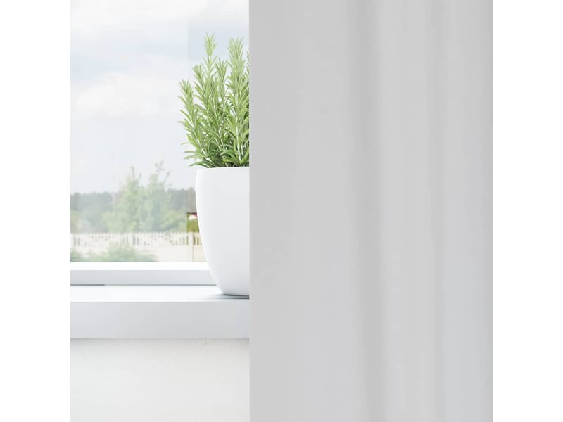  Lot de 2 rideaux occultants, rideaux black-out avec anneaux gris pâle 225 x 140 cm cf44664  - Conforama C
