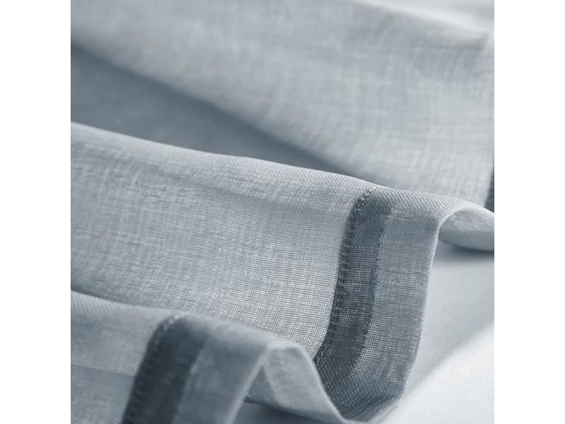  Lot de 2 voilages dégradés blancs et gris – 132x243 cm  - Conforama C