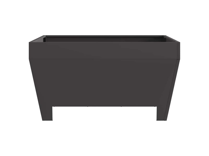  Brasero exterieur, foyer noir 80x80x43 cm acier patiné  - Conforama E