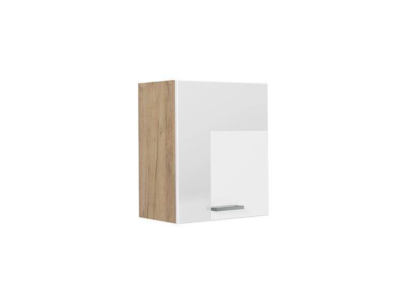  Vicco elément haut de cuisine, blanc haute brillancechêne doré, 50cm  - Conforama A