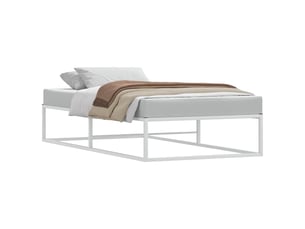 Lit simple 100x200 cm    coloris blanc